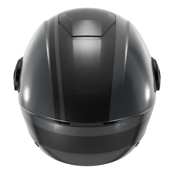 Casque Ouvert de Moto N20-2 Visor Dolce Vita Gris/Noir, Dos