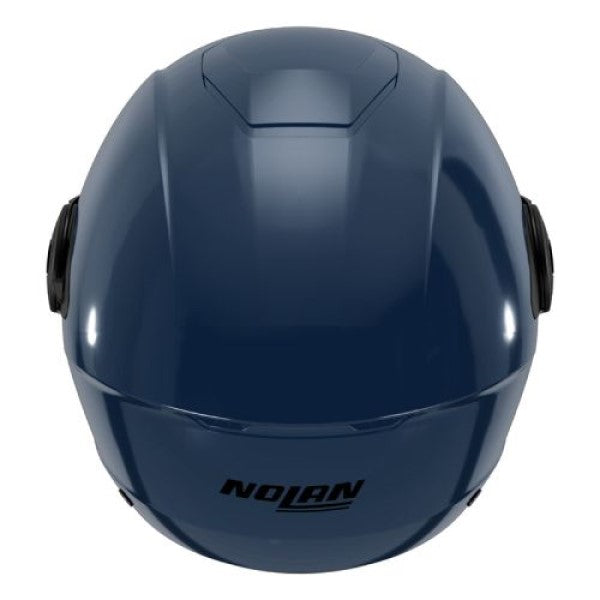 Casque Ouvert de Moto N20-2 Visor Classico Nobile Bleu, Dos