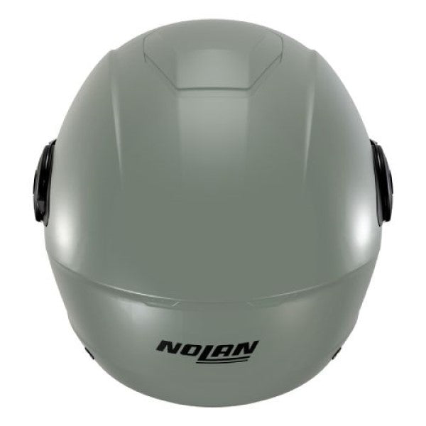 Casque Ouvert de Moto N20-2 Visor Classico Nobile Gris, Dos