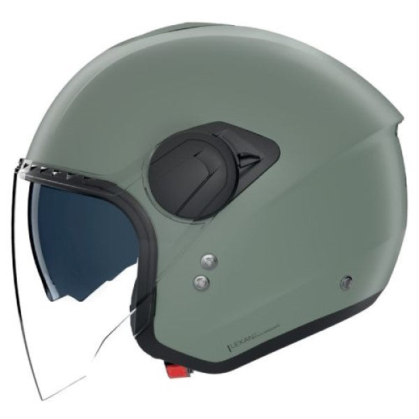 Casque Ouvert de Moto N20-2 Visor Classico Nobile Gris, côté gauche