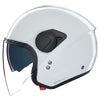 Casque Ouvert de Moto N20-2 Visor Classico Blanc, côté gauche