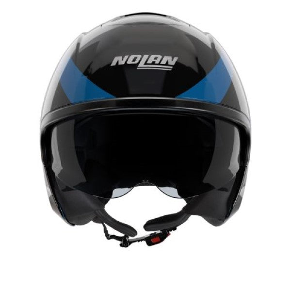 Casque Ouvert de Moto N20-2 Policromo Noir/Multicolore, de face