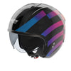 Casque Ouvert de Moto N20-2 Policromo Noir/Multicolore