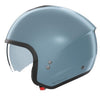 Casque Ouvert de Moto N20-2 Classcio Nobile Bleu, côté gauche