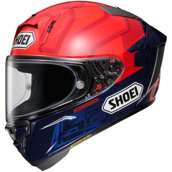 Casque X-Fifteen Marquez 7 Bleu/Rouge