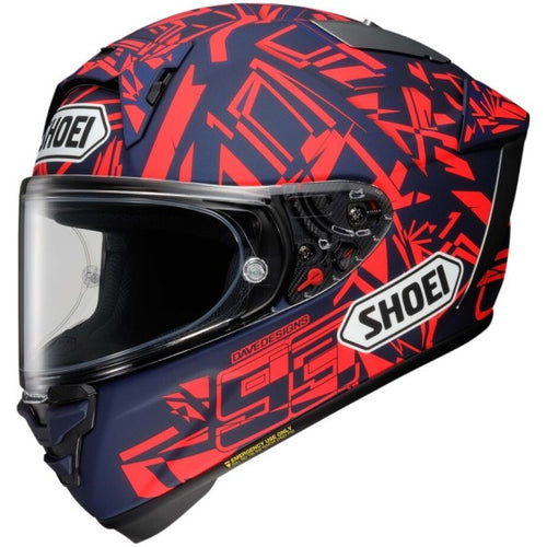 Casque X-Fifteen Marquez Dazzle Bleu/Rouge