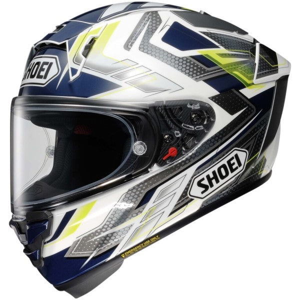 Casque X-Fifteen Escalate Bleu/Gris/Jaune