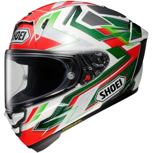 Casque X-Fifteen Escalate Rouge/Gris/Vert|