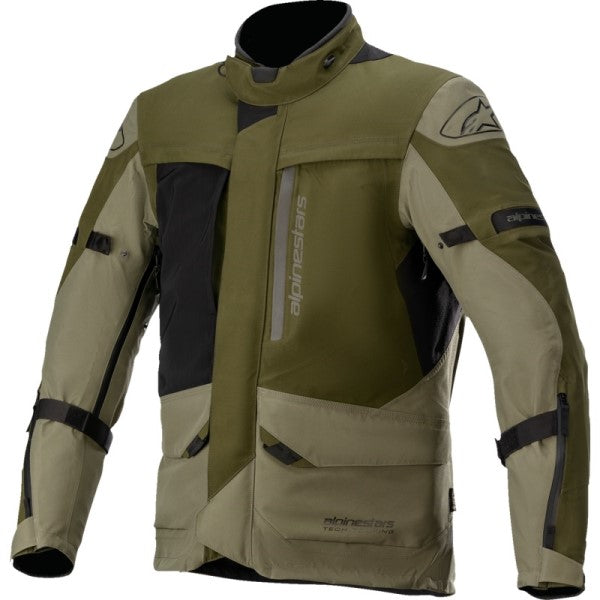 Manteau de Moto Altamira Gore-Tex Vert de face