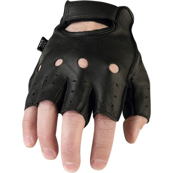 Demi-Gants de Moto Cuir 243 avec les mains