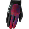 Gants de Motocross F-16 Junior/Fy/noir mauve/ extérieur