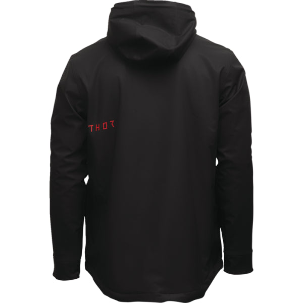 Manteau Tour Thor noir, de dos