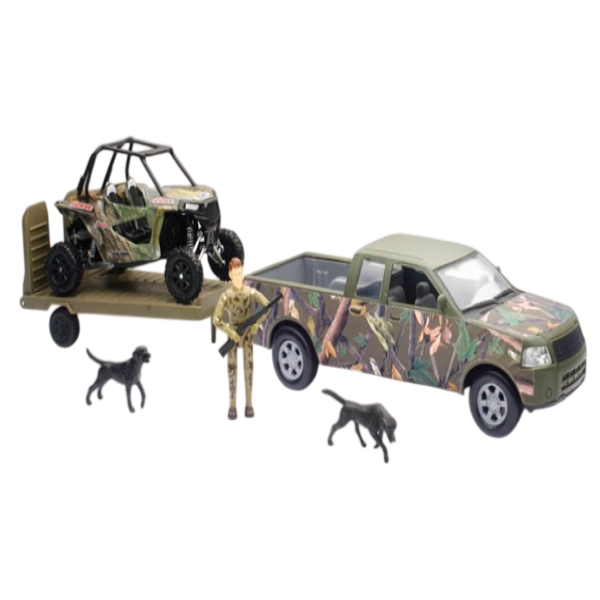 Modèle Réduit Camion A/RZR/New Ray Toys, vert camo