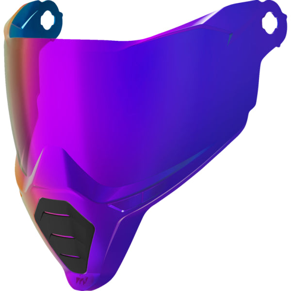 Visière de Moto Ultraflite™ Miroir Mauve Icon, Vue 3/4