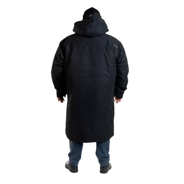 Manteau de Motoneige Pit/Jethwear/Noir, de dos