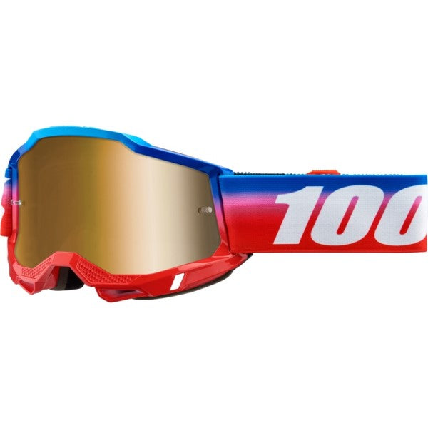 Lunettes de Motocross Accuri 2 à Lentille Miroir Bleu/Rouge