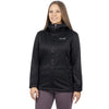 Manteau Softshell Pulse FXR Femme Noir, de face