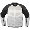Manteau de Moto Overload 3 En cuir Blanc
