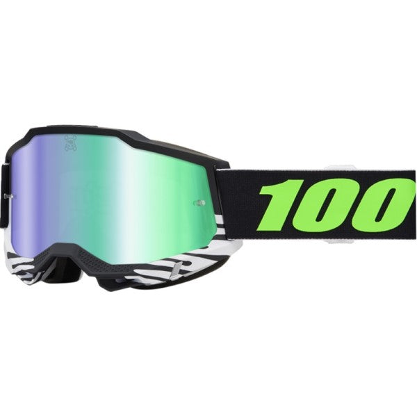 Lunettes de Motocoss Accuri 2 KB43 à Lentille Miroir Noir/Vert