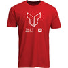 T-Shirt Trax Thor rouge, de face