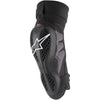 Protège-Genoux de Motocross Sequence Alpinestars noir, de face