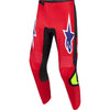 Pantalon de Motocross Fluid Grid Rouge/Noir de face