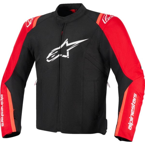 Manteau de Moto T-SPS V2 Rouge/Noir, de face