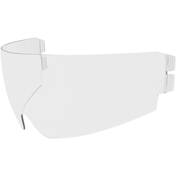 Visière de Moto Dropshield Clair Clair, de face 