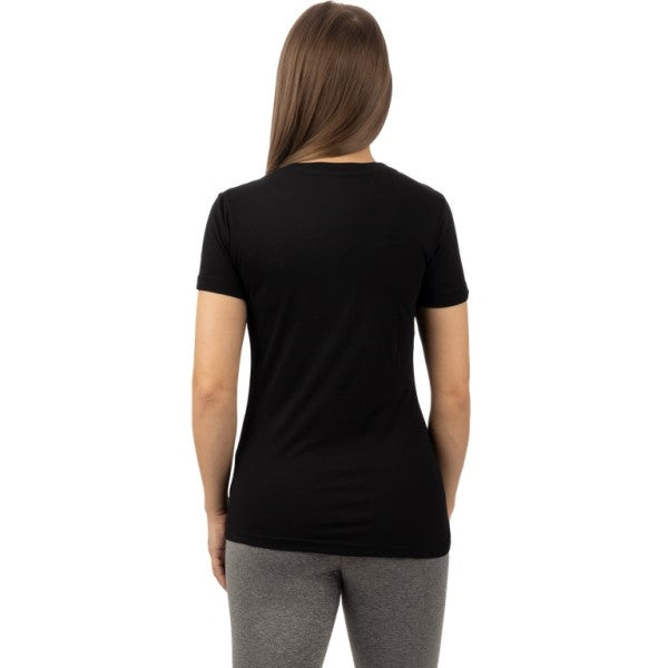 T-Shirt Antler Premium pour Femmes Noir Dos