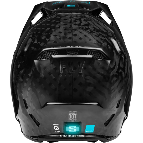 Casque de Motocross  Formula Carbon Noir, Dos