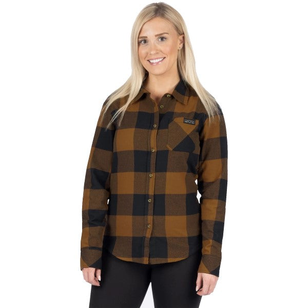 Chemise Flanelle Timber Femme Brun