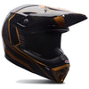 Casque de Motocross MX-10 Speedway Édition Limitée Noir/Or incliné de face