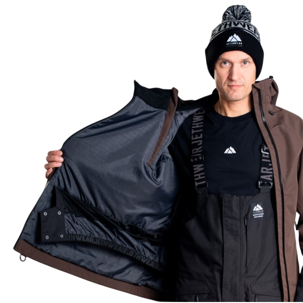 Manteau de Motoneige Flight Anorak/Jethwear/brun, intérieur