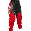 Pantalon de Motocross F-16 Junior Noir/Blanc/Rouge de face