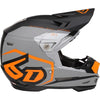 Casque de Motocross ATR-2 Delta Orange côté gauche