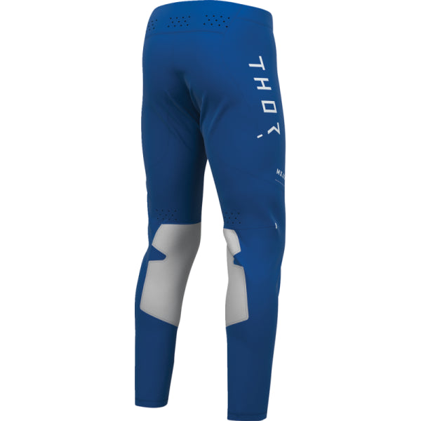 Pantalon de Motocross Sportmode Mind Control Thor Bleu, de dos