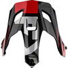 Palette de Motocross Torque X Evo Noir/Rouge de dessus