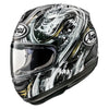 Casque Intégral de Moto Corsair-X Graphique Noir/Gris incliné de droite