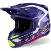 Casque de Motocross S-M7 Deed Mauve incliné de face