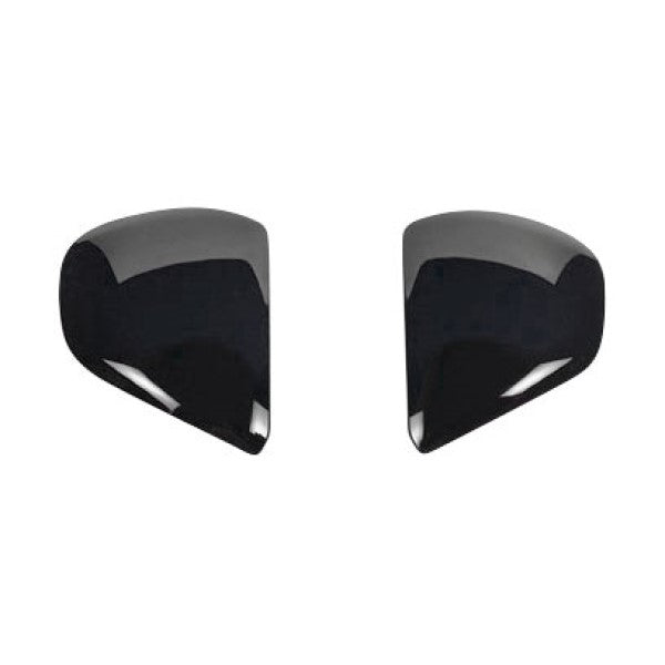 Coquille Latérale VAS-V pour Casque de Moto Noir Lustré