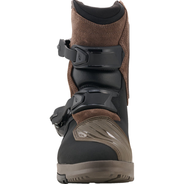 Bottes de Moto Belize V2 Drystar Alpinestars Brun, de face