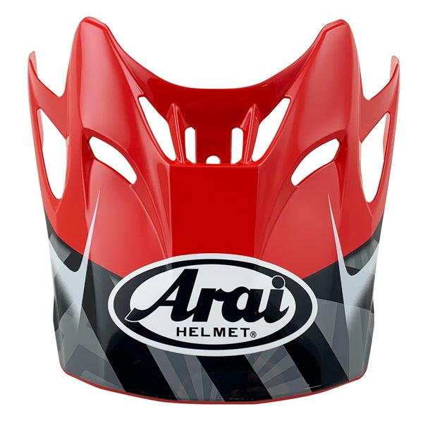 Palette VX-Pro4 pour Casque de Moto Rouge