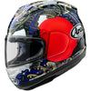 Casque Intégral de Moto Corsair-X Graphique Rouge/Multicolore incliné de droite