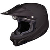 Casque de Motocross CL-X7 Plus Flat HJC noir, côté gauche