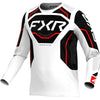 Chandail de Motocross Podium Relay Noir/Blanc/Rouge de face