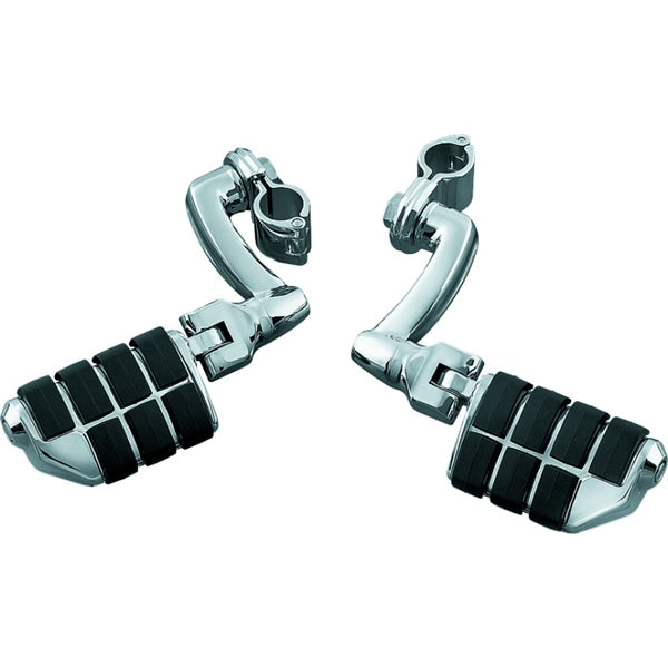 Double ISO Footrest with Clamp