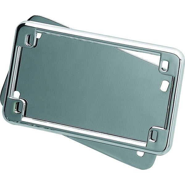 License Plate Frame and Rear Plate