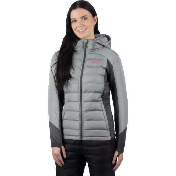 Manteau Matelassé Phoenix Femme Gris