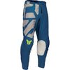 Pantalon de Motocross Launchmode Forge Thor bleu, de face