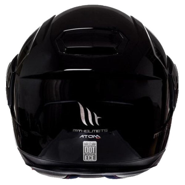 Casque Modulaire Atom SV Noir, Dos